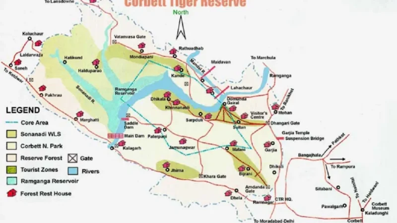 Area of Jim Corbett National Park-जिम कॉर्बेट नेशनल पार्क का क्षेत्रफल कितना है