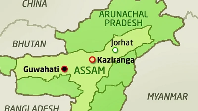 Area of Kaziranga National Park