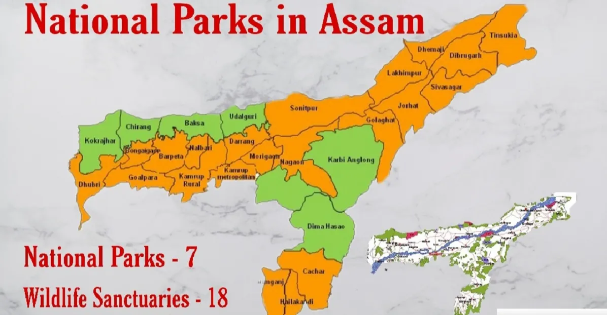 National Parks in Assam-असम में पाए जाने वाले राष्ट्रीय उद्यान की जानकारी